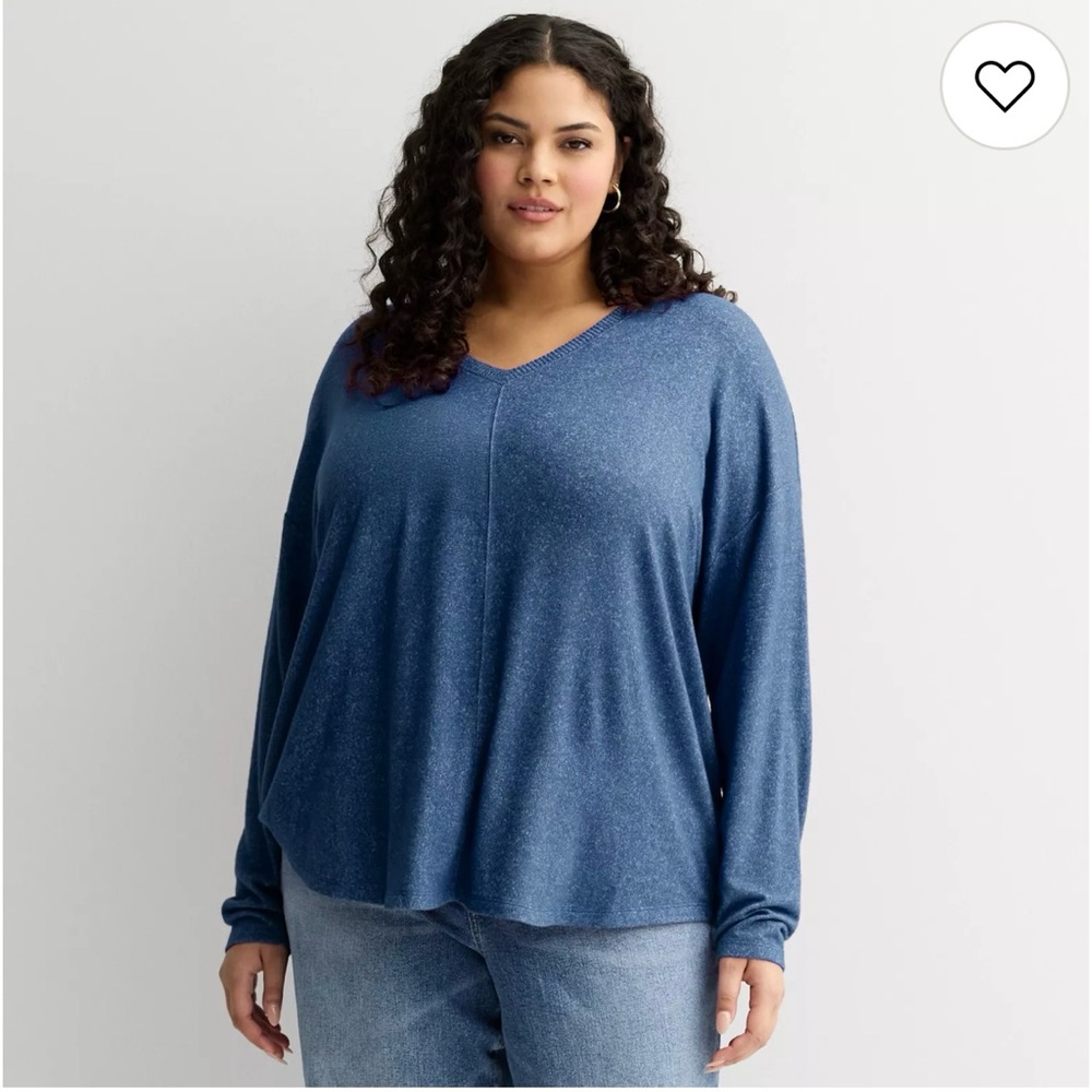 NWT Sonoma Cozy Long Sleeve V-Neck Tunic